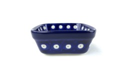 428 Bunzlau vierkant schaaltje 9,5 x 9,5 cm 377OX 428 Kleine vierkante schaaltjes 9,5 x 9,5 cm